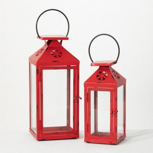 Farol de metal con acabado negro al por mayor, lámpara decorativa para velas, para interiores, exteriores y bodas, estilo vintage, farol colgante. - Product Image 5