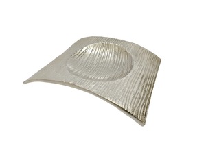 Modern Gold Leaf Aluminium <b>Decorative</b> Tray Irregular Shape Serving Plate Handcrafted for Home Hotel Kitchen Wedding <b>Retirement</b> - Product Image 4