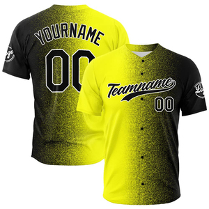 Camiseta de Béisbol de Alta Calidad para Hombre, Color Sólido, Impresión por Sublimación, Nombre del Equipo Personalizado, Uniforme de Equipo para Adultos, Transpirable, Anti-UV - Product Image 6