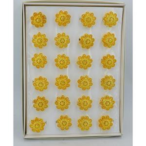 Vente en gros à bas prix de bagues de mode en cuivre de Dubaï plaqué or 18 carats 24 carats bague de doigt en or arabe fleurs bague de mariage pour femmes - Product Image 1