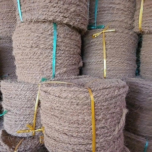 Corde de camping écologique en fibre de coco naturelle, moyenne et grossière - Product Image 2