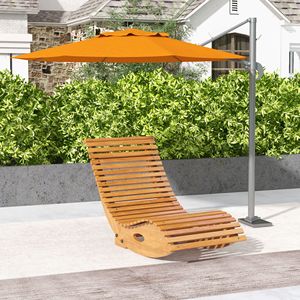 Sedia a dondolo da esterno in Teak con 51.25 a doghe \ "X 23.5 \" X 23.5 \ "per il relax in giardino - Product Image 2
