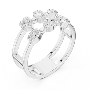 มากกว่าทอง14K แหวนแฟชั่นชุบทองหรูหราสำหรับผู้หญิง - Product Image 5