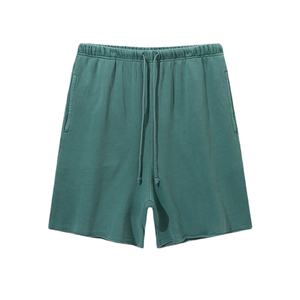 High Street Fashion Casual Cotton Athletic French Terry Streetwear Pantalones cortos de lavado ácido de alta calidad para hombre Work Out Vintage Shorts - Product Image 3