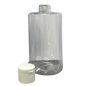 High Quality 500ml HDPE Bottle <b>Plastic</b> Cosmetic With Flip <b>Cap</b> Cylinder Top Price Manufacturer OEM ODM Made In Vietnam Wholesale - Product Image 4