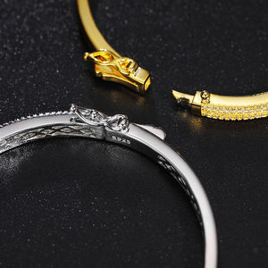 Tennis <b>Bracelets</b> 925 Silver 18K Gold Plated Round Diamond Channel Setting Unisex Luxury Everyday Wear - Product Image 3