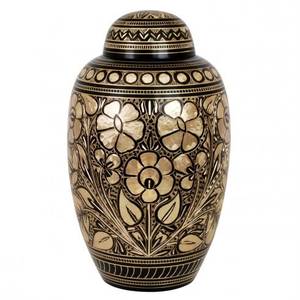 Urne funéraire en métal Ailes d'Ange Dorées pour Adultes, Urne à Cendres, Urne Commémorative, Artisanat Métallique, Urnes Humaines, Prix Abordable - Product Image 4