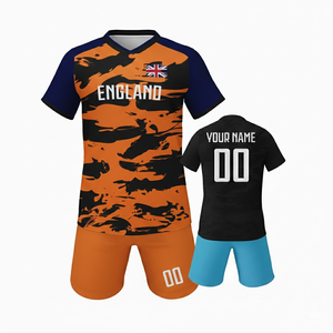 Tenue de football sublimée de qualité supérieure, maillot et short légers pour équipe de football, ensemble uniforme de football - Product Image 4