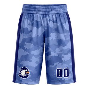 Ensemble de basketball bleu marine pour hommes, maillot sans manches et short, uniforme de performance, entraînement sportif, tenue de tournoi - Product Image 3