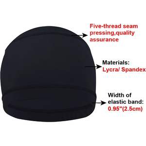 2025 doublure de casque de casquette de crâne personnalisée pour hommes évacuant la sueur sous les doublures de refroidissement de casque de moto et de cyclisme - Product Image 5