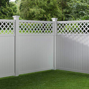 Customized Modern <b>Fence</b> Assembled Vinyl Privacy Outdoor <b>Fences</b> - Product Image 1