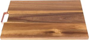 Planche à découper en bois pour la cuisine, planche ronde pour la pizza et le fromage, planche à découper les légumes faite à la main, fabriquée en Inde - Product Image 3