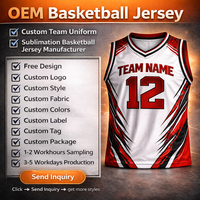 Camiseta de Baloncesto Personalizada OEM con Bordado Impreso, Transpirable, Antihumedad, Antibacteriana, Anti-UV, de Secado Rápido, Talla Grande