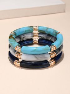 Eco-friendly Handcrafted Premium Resin Bangle <b>Bracelet</b> Collection for Women Trendy Geometric <b>Crystal</b> Rhinestone Jewelry Supplier - Product Image 5