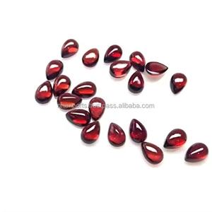 พลอยโกเมนแดงโมซัมบิกธรรมชาติ AAA ขนาด 5x8 มม. ทรงลูกแพร์แบน สำหรับทำเครื่องประดับ ราคาโรงงานขายส่ง - Product Image 2