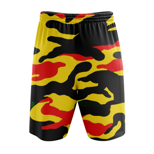 Pantalones Cortos Deportivos Personalizados para Hombre, de Lona Estampada, Casuales, para Entrenamiento, Gimnasio, Fútbol, Transpirables, de Secado Rápido, con Cordón en la Cintura, Corte Medio, Ecológicos - Product Image 2