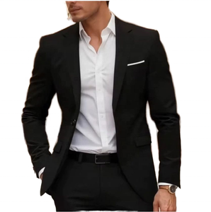 Costume sur mesure pour homme, 2 pièces, costume formel pour affaires, coupe ajustée, blazer et pantalon, costume de mariage, fabricant en gros - Product Image 1
