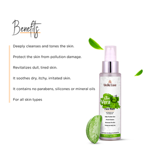 Limpiador Facial Natural de Aloe Vera con Extractos de Plantas Naturales para la Limpieza Diaria y Revitalización de la Piel a un Precio Competitivo - Product Image 4