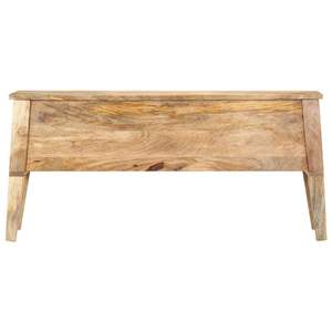 Caja de Almacenamiento Mediana de Madera de Mango Sólida, Mueble de Madera Natural para Sala de Estar - Product Image 2