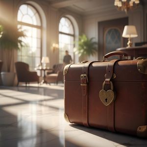 Cadenas en laiton antique en forme de cœur avec clé, style vintage, pour bagages de voyage, boîtes de rangement et boîtes à bijoux, vente en gros OEM, export en vrac - Product Image 4