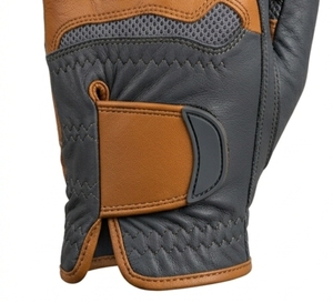 Gants de golf en cuir véritable, respirants, antidérapants, à doigts entiers, avec sangle de poignet réglable, unisexes, pour le sport - Product Image 3