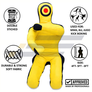 New Professional MMA Gear Custom Labels Jiu Jitsu Punching Bag Grappling <b>Dummy</b> Sitting Position Customized PK Taekwondo Karate - Product Image 6