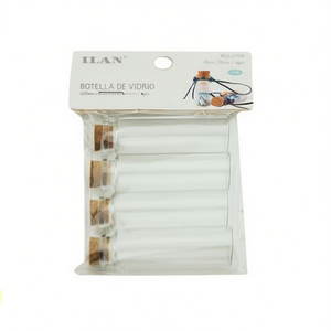 Bottiglia in Vetro ILAN 22mm X 70mm 15Ml con Tappo in Sughero per Conservazione - Product Image 2