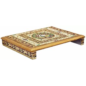 Panel de Cortina de Madera Tejida con Diseño Floral Moderno Meenakari de JaipurCrafts, de Alta Calidad, Translúcido, para Decoración de Pared, 12 x 18 - Product Image 4