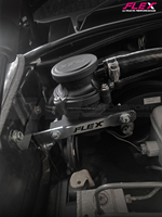 FLEX Oil Catch Tank Oil Catch Can y manguera de vacío [Black Line] Producto modelo universal de Tailandia