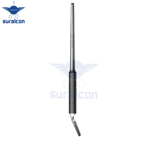 Cuchillo de Cirugía con Mango de Goma de 14 cm / 5-3/4 Pulgadas 3 mangos quirúrgicos reutilizables de acero inoxidable, redondos, angulados y sólidos para uso dental - Product Image 3