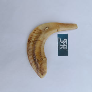 Shofar en corne de bélier poli, artisanat écologique |   Artisanat authentique pour les cérémonies juives et les rassemblements spirituels - Product Image 2