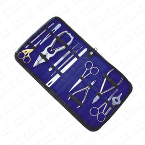 Wholesale Premium Stainless Steel Manicure <b>Pedicure</b> Kit Multi Color Leather Case Grooming Nail Care Set OEM Private Label - Product Image 4