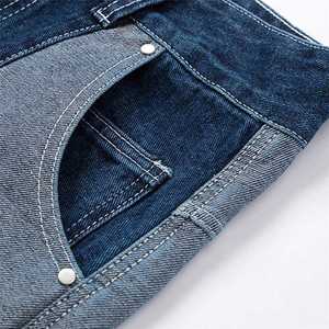 กางเกงยีนส์ขาสั้นผู้ชายไซส์ใหญ่คุณภาพสูง Kivotech Custom LOGO รับผลิตตามแบบ (OEM) กางเกงขาสั้นยีนส์ฟอกสีสไตล์วินเทจสำหรับฤดูร้อน กางเกงขาสั้นคาร์โก้แบบเรียบ - Product Image 6