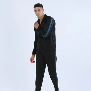 ชุดวอร์มกีฬาผู้ชายแบบมีซิปเต็มตัว น้ำหนักเบา ผลิตตามสั่งจากโรงงาน ผลิตจากผ้าฟลีซสำหรับฤดูหนาว 100% โพลีเอสเตอร์ มีฮู้ด แขนเสื้อแบบสปอร์ต - Product Image 3