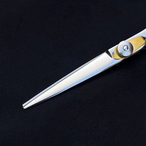 Ciseaux de coiffure professionnels en acier inoxydable de 6 pouces, droits, tranchants, plaqués titane - Product Image 5