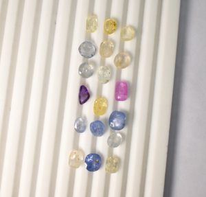 Lote al por mayor de zafiros naturales multicolor, 36.05 ct, 18 piezas, zafiros sin calentar ni tratar - Product Image 6
