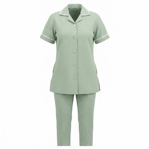 Uniforme d'infirmière personnalisé avec logo et poche, prix avantageux, uniforme d'infirmière en gros - Product Image 1
