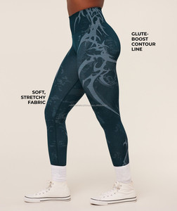 Women's High-Waisted <b>Brown</b> Yoga <b>Leggings</b> Best Workout Fitness Clothing Elastic Athletic Running Control New Gym <b>Leggings</b> Yoga - Product Image 3