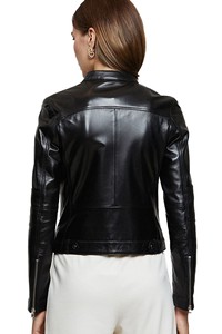 Chaqueta de Cuero para Mujer, Nueva Moda 2026, Corte Entallado, Ropa Exterior Personalizada para Damas, Venta al Por Mayor - Product Image 6