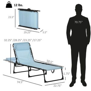Sedia Portatile per Ufficio e Campeggio, Ideale per Pesca e Spiaggia - Product Image 3