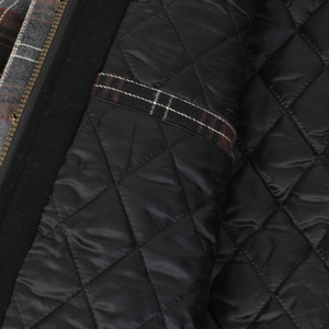 Top New Men's Flannel Double Layer Hoody Latest Designs Zip Up 2 Pocket Style Long String Cotton Flannel Hoodies - Product Image 4