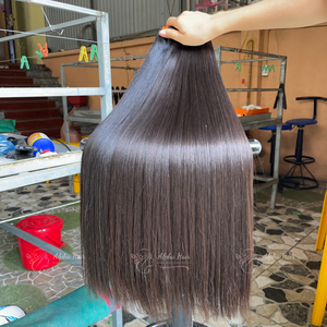 Prix d'usine, les moins chers, extensions de cheveux humains de qualité supérieure, lisses comme des baguettes, Cabelo Humano Genius Weft Bundles, cheveux bruts - Product Image 4