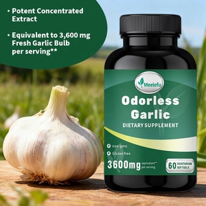 Meelefu OEM/ODM kokusuz sarımsak Softgel, kalp ve kokusuz sarımsak ile dolaşım için ot diyet takviyesi - Product Image 4