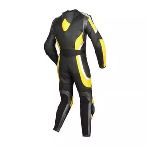 Traje de Carreras de Motocicleta Profesional de Alto Rendimiento, Personalizado, de Cuero Vacuno, para Invierno, Talla Grande, Impermeable y Resistente al Viento - Product Image 2