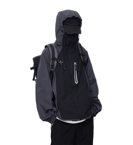 Label Orange <b>Men's</b> Outdoor & Hiking Waterproof Jacket Sports <b>Rain</b> <b>Coat</b> for Winter Casual Style - Product Image 4