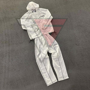 Chaqueta deportiva reflectante de poliéster y nailon con cremallera para hombre, conjunto deportivo de nailon a bajo precio. - Product Image 5