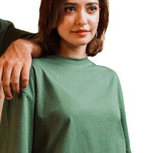 Venta al por mayor orden a granel pantalones cortos de manga de cuello redondo camisetas para las mujeres de la mejor calidad de algodón de gran tamaño camiseta en blanco con logotipo personalizado - Product Image 6