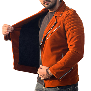 Vestes d'hiver en velours pour hommes, col montant, logo frontal, grande taille, sur mesure, de haute qualité, vente en gros OEM, tailles personnalisables - Product Image 4