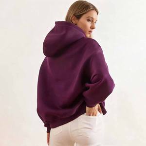 Custom Women's <b>Tracksuits</b> Heavy Weight 500 GSM 350 GSM <b>Polyester</b>/Cotton Fleece Embroidered Oversized Hoodie Shorts - Product Image 2