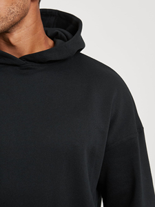 Sweat à capuche sur mesure en molleton 100 % coton de haute qualité, coupe oversize et courte, en tissu French Terry, pour hommes – Vente en gros - Product Image 6
